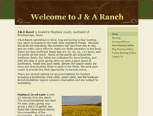 Tablet Screenshot of jaranchhunting.com